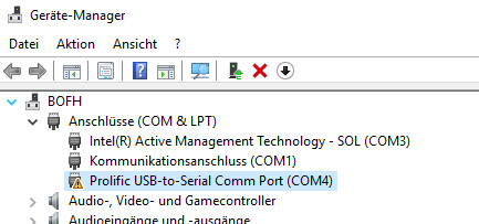 prolific usb-to-serial comm port driver windows 10