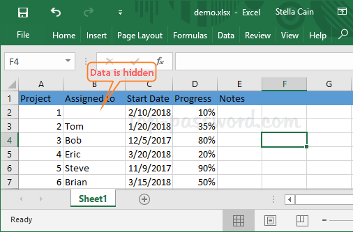 protect excel for mac user can still can hide columns or rowa